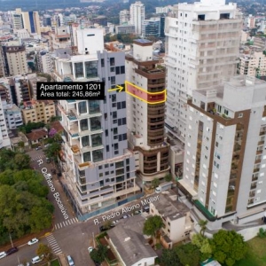 LOTE 002 - Apartamento n° 1201, com área real privativa de 175,85m² + Box n° 008 + Box n° 0010, no CONDOMÍNIO COMERCIAL E RESIDENCIAL FRATELO, situado na Rua Pedro Albino Müller, n° 216, bairro Americano,  Lajeado/RS