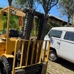 LOTE 014 - EMPILHADEIRA HYSTER H 55 XM, frota EMP-0129