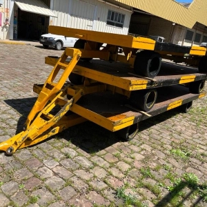 LOTE 020 - CARRETA INDUSTRIAL BIDIRECIONAL CAP. 4 TON, frota CAR-0001