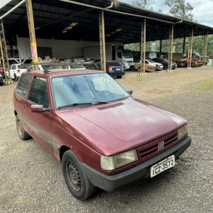 LOTE 005 - Fiat/Uno Electronic, vermelho, ano/modelo 1995