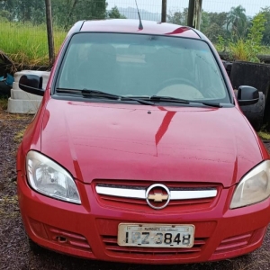 LOTE 001 - GM/Prisma MAXX, vermelho, ano/modelo 2009/2010