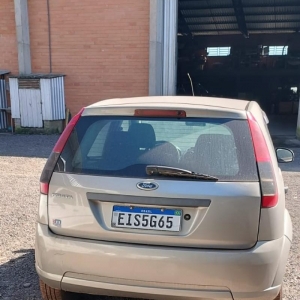 LOTE 003 - Ford/Fiesta Flex, prata, ano/modelo 2010/2011