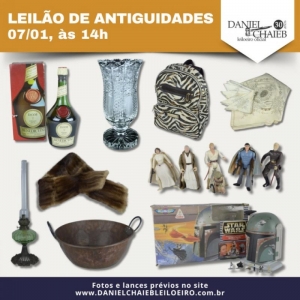 LOTE 0 - LEILÃO DE ANTIGUIDADES E CURIOSIDADES