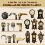 LOTE 0 - Leilão de relógios e bengalas de colecionador