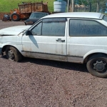 LOTE 005 - VW/Gol CL, placa ICL 3241, branco, ano/modelo 1988