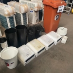 LOTE 061 - Container de lixo, Lixeiras, Kit Banheiro