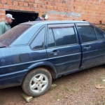 LOTE 001 - UM SANTANA 2000 MI EVID, PLACA IFZ2612