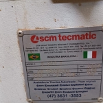 LOTE 001 - Máquina Coladeira de Borda, marca SCM Tecmatic, modelo T 300T, nº de série BR 1500444, ano 2016, 380 volts