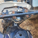 LOTE 009 - YAMAHA, cor preta, sem sinal identificador, placa AAA0000.