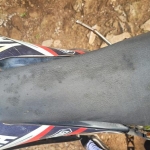 LOTE 009 - YAMAHA, cor preta, sem sinal identificador, placa AAA0000.