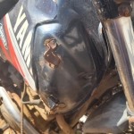 LOTE 009 - YAMAHA, cor preta, sem sinal identificador, placa AAA0000.
