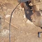 LOTE 009 - YAMAHA, cor preta, sem sinal identificador, placa AAA0000.