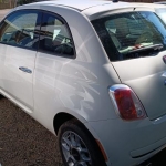LOTE 001 - I/Fiat 500 Cult Dual, placa IVQ 4B51, branco, ano/modelo 2013/2014