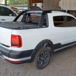 LOTE 003 - VW/Saveiro CD Cross MA, placa JAG 7J04, branca, ano/modelo 2020/2021