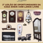 LOTE 0 - 2º LEILÃO DE OPORTUNIDADES DA CASA SHEIK COM LANCE LIVRE