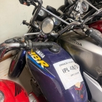 LOTE 008 - YAMAHA/YBR 125E, Placa: IKM1819, Ano/modelo: 2002/2002, Cor: ROXA, Chassi: 9C6KE010020052423, Motor: E308E-055813