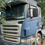 LOTE 011 - SCANIA/G 380 A4X2, Placa: ATP2315, Ano/modelo: 2009/2009, Cor: AZUL, Chassi: 9BSG4X20093646560, Motor: 8128299, Renavam: 00134140966.