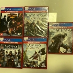 LOTE 029 - 108 Jogos de PS4 e 6 jogos de Nintendo Switch