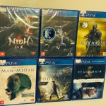 LOTE 029 - 108 Jogos de PS4 e 6 jogos de Nintendo Switch