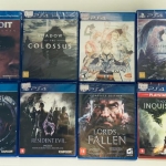 LOTE 029 - 108 Jogos de PS4 e 6 jogos de Nintendo Switch