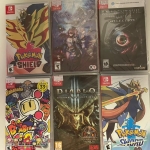 LOTE 029 - 108 Jogos de PS4 e 6 jogos de Nintendo Switch