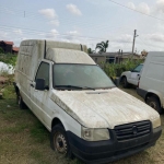 LOTE 004 - SUCATA - Veículo Fiat/Fiorino, ano 08/09, 02 portas, branco. Avaliado em R$ 1.030,20.
